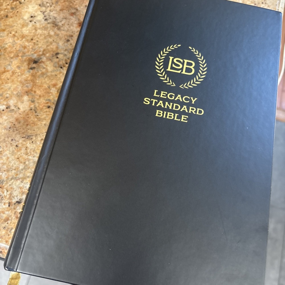 LSB Holy Bible Large Hardcover by Steadfast Bibles Legacy Standard Very Good EUC